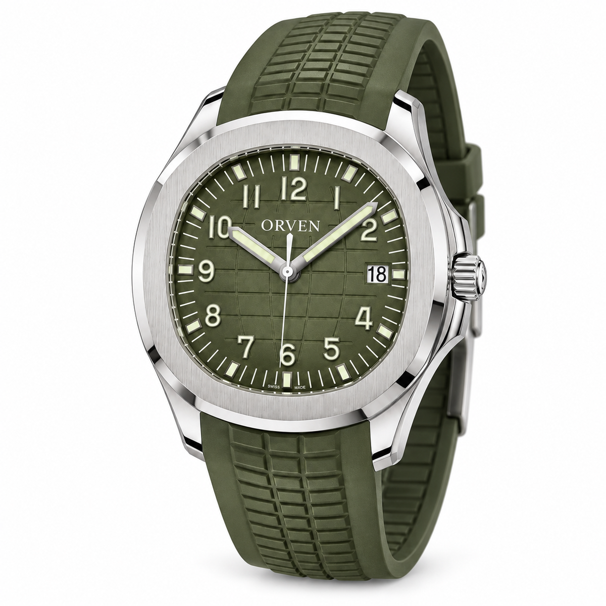 Orven Terravon – Olive Green Dial