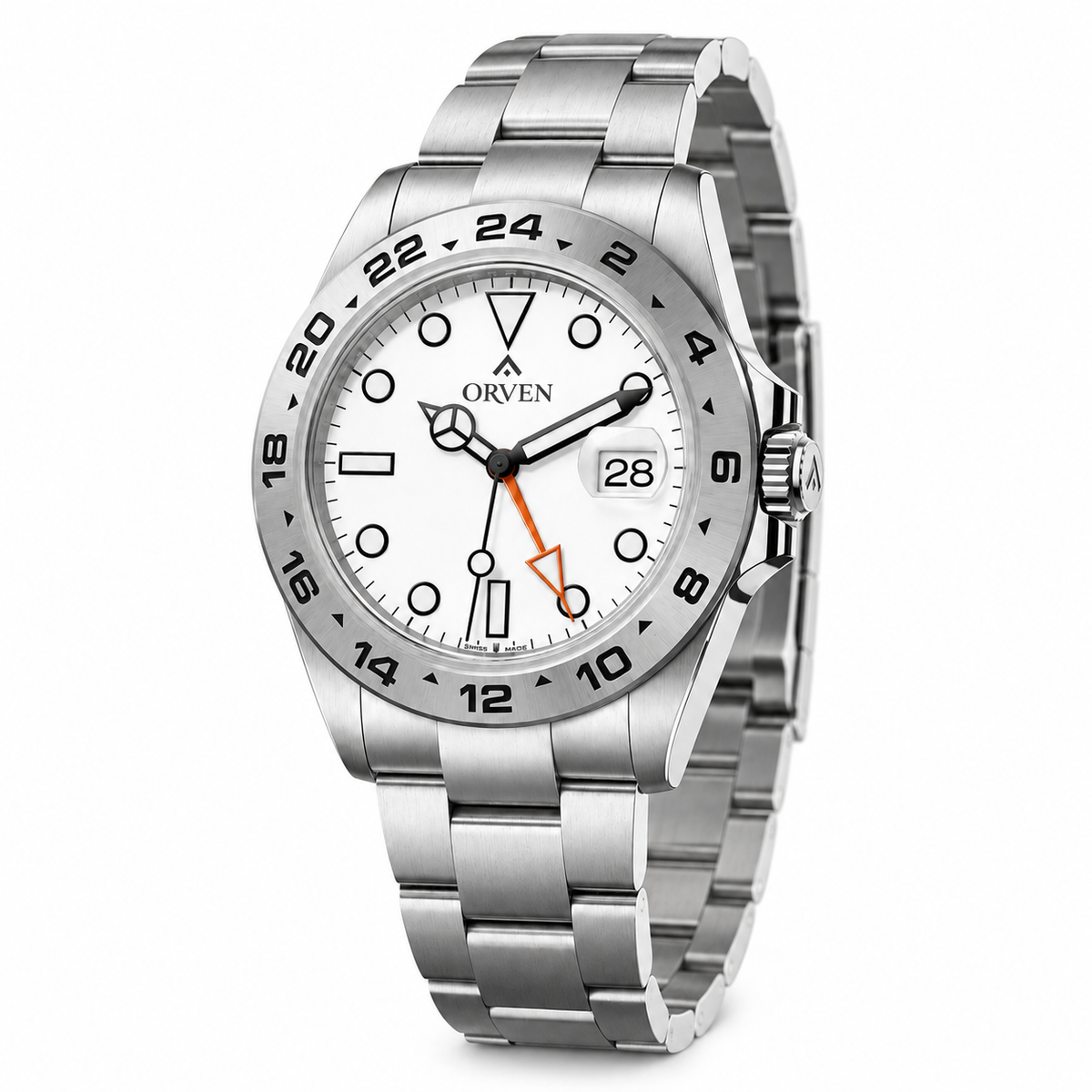 Orven Nortivar – White Dial